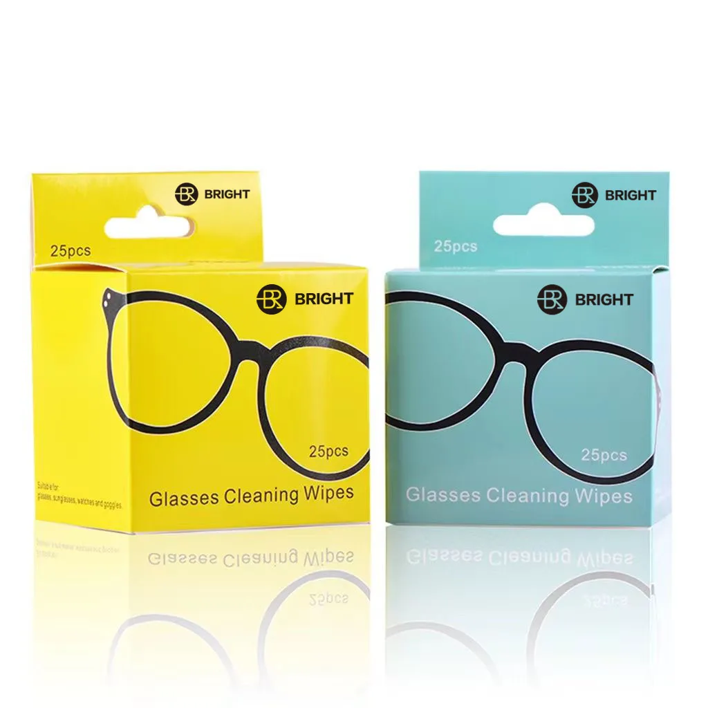 BR New Custom Wipes For Glasses, Screen Anti Fog Wipes Lens Cleaning Wet Wipes