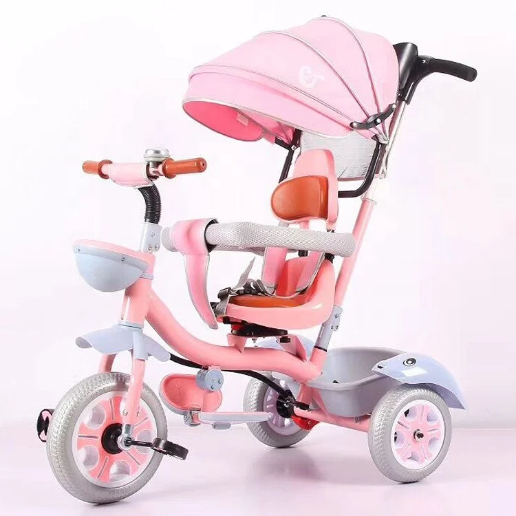 2018 Top Quality Baby Tricycle with low price,Tricycle for Kids ,New Model Children Trike with push bar parents can control