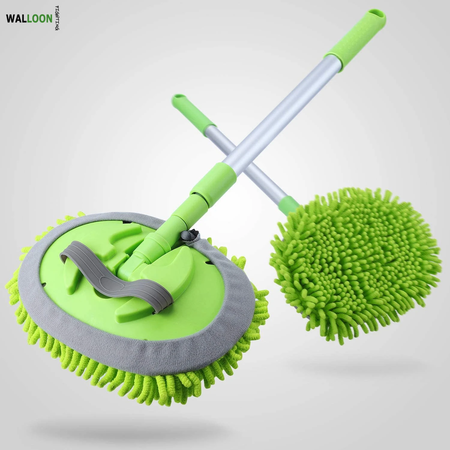 Telescopic Adjustable Rotating Chenille Extendable Chenille car wash brush rotating car duster cleaning mop