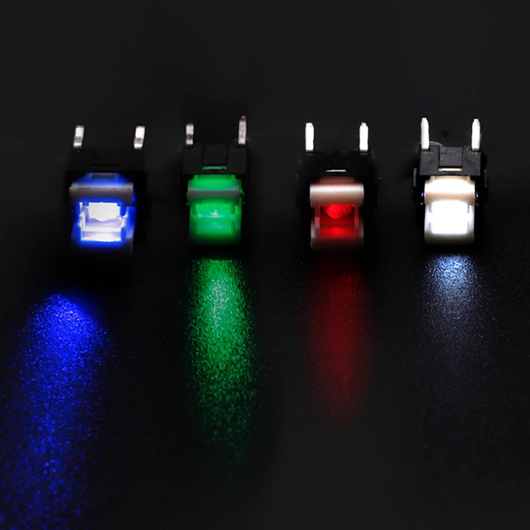 6x6 manufacturers 5 pin DIP tactile push button switches momentary 12v touch switch 100000 cycles lifetime