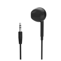 Wholesale cheap price disposable mono wired in-ear earphone headphone one side earbud for tour guide use