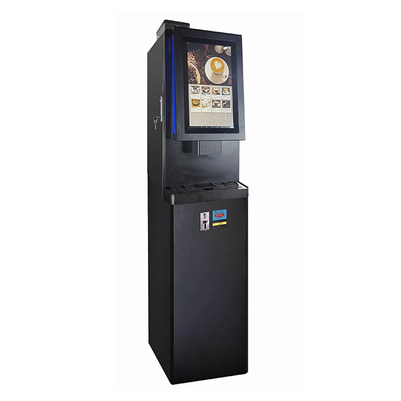19 Bar espresso coffee machine commercial bean to cup instant chocolate coffee vending machine with payment