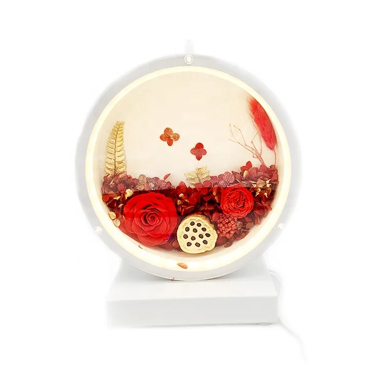 
Свадебный подарок РОЗА светодиодная стеклянная Роза подарок лампа роза консервированный для свадебных сувениров 