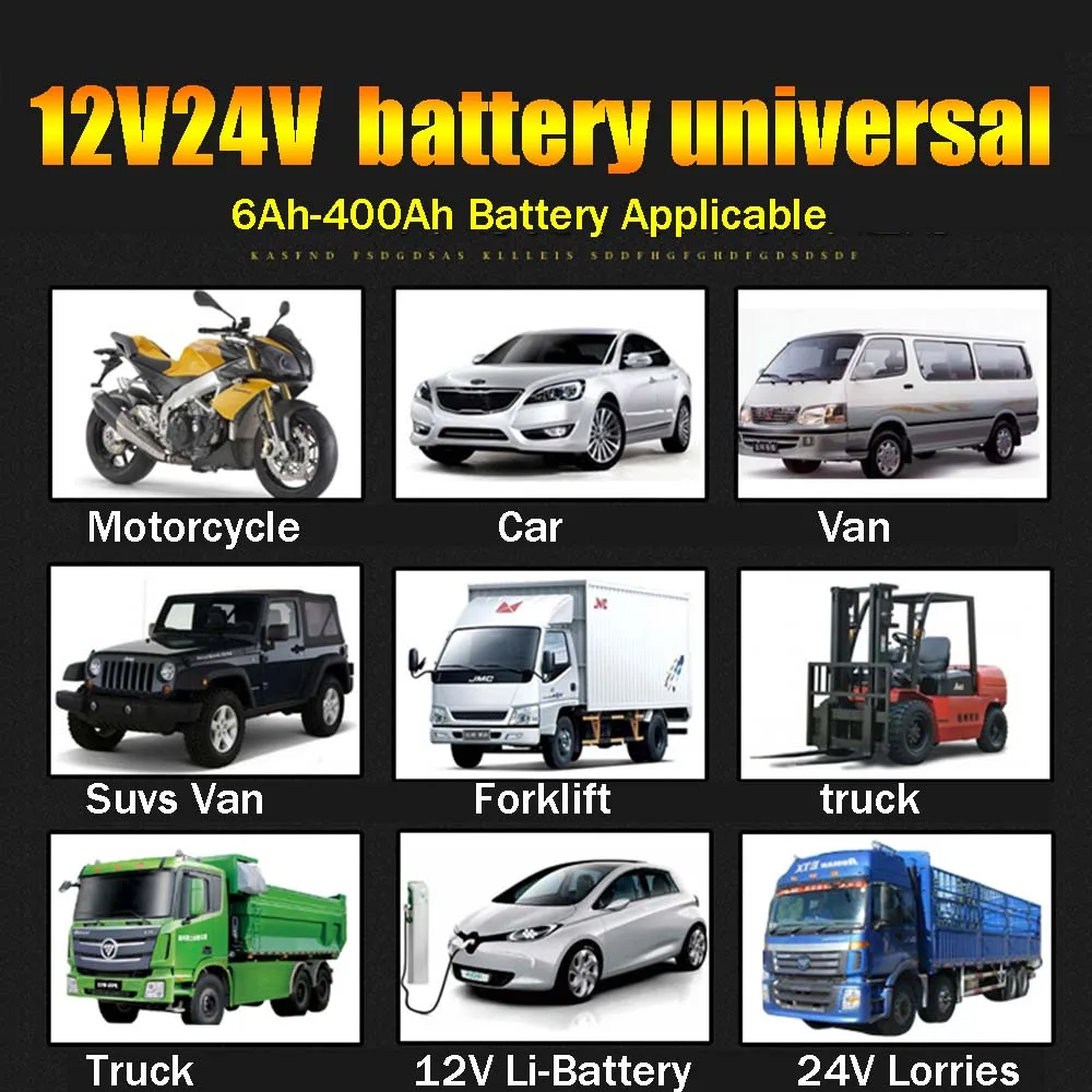 
Digital display automatic smart lead acid battery portable car battery charger Monfara mf-3s 
