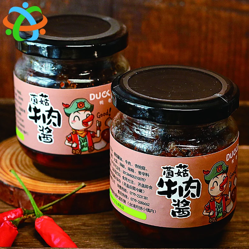 Wholesales Custom Mushroom Beef Sauce Sweet Chili Sauce