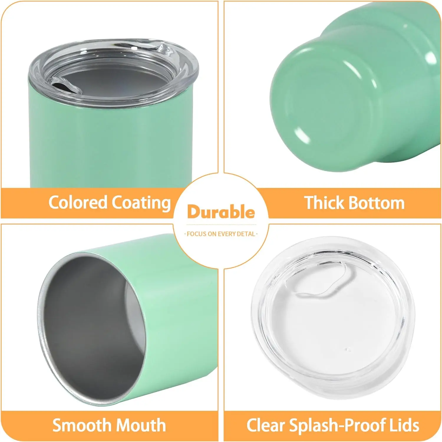 Real factory wholesale Double Wall Mini Tumbler 304 Stainless Steel Vacuum Tumbler 2oz Sublimation With Lids And Straws