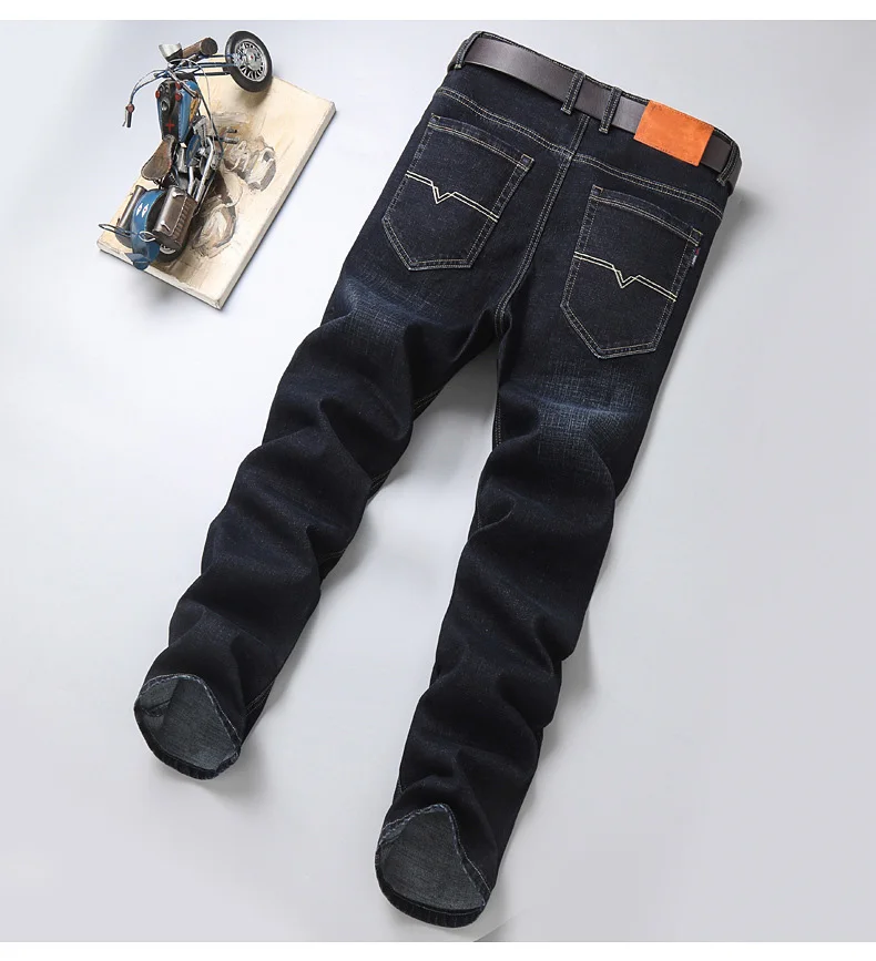 Office Men Jeans With Full Color Designer Jeans Italian Slim Fit Strech Black Jeans For Business and Vocation Wear
