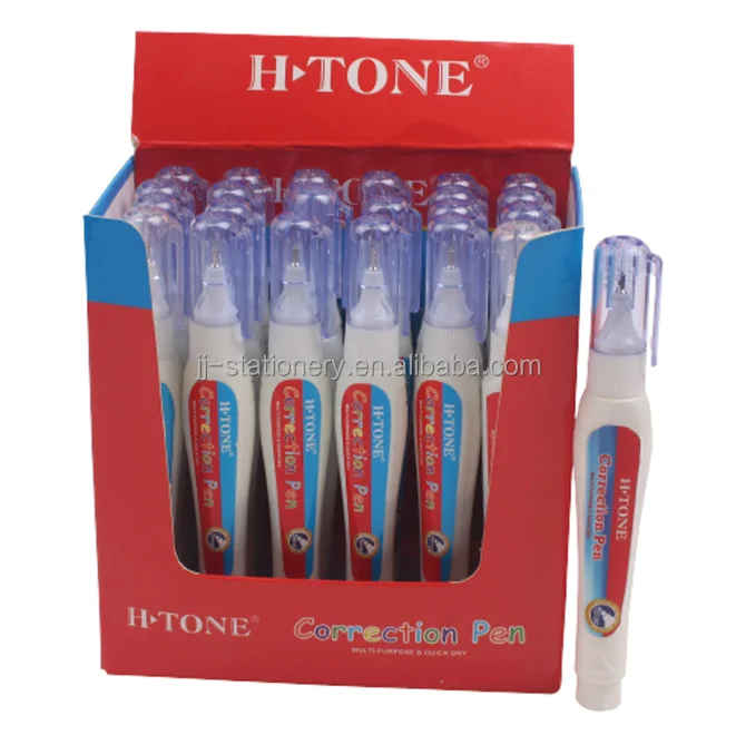 Рекламные офисные и школьные принадлежности быстросохнущая корректирующая ручка с металлическим наконечником длинным цилиндром нетоксичные ручки для коррекции бумаги 8 мл