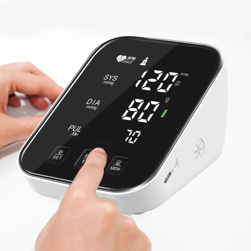 Digital BP Monitor Digital Blood Pressure Machine Price Electronic Upper Arm Blood Pressure Monitor for Home Use