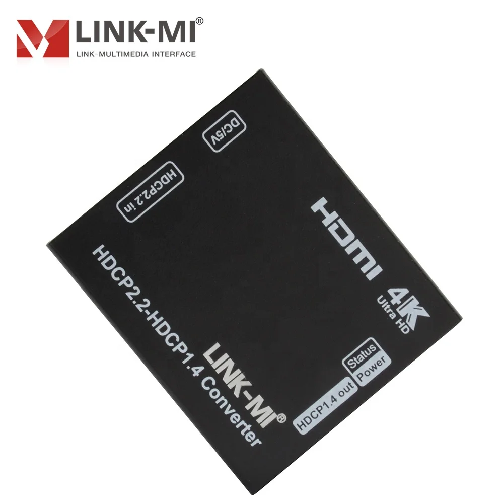 HDMI in HDMI out HDCP 2.2 to 1.4 Converter for 4K 3D TV Support 4Kx2K@60HZ, YUV 4:2:0 CEC Support audio format Dolby, DTS, LPCM
