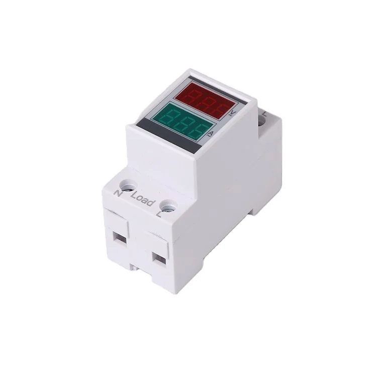 
LED Display ,Single phase Digital Ammeter Voltmeter, Rail type 