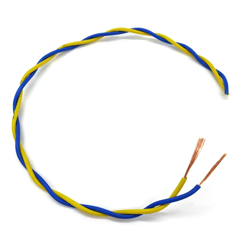 China supplier electrical wire and cable production line electric cable 2x2.5mm2 RVS twisted-pair wire for household appliances