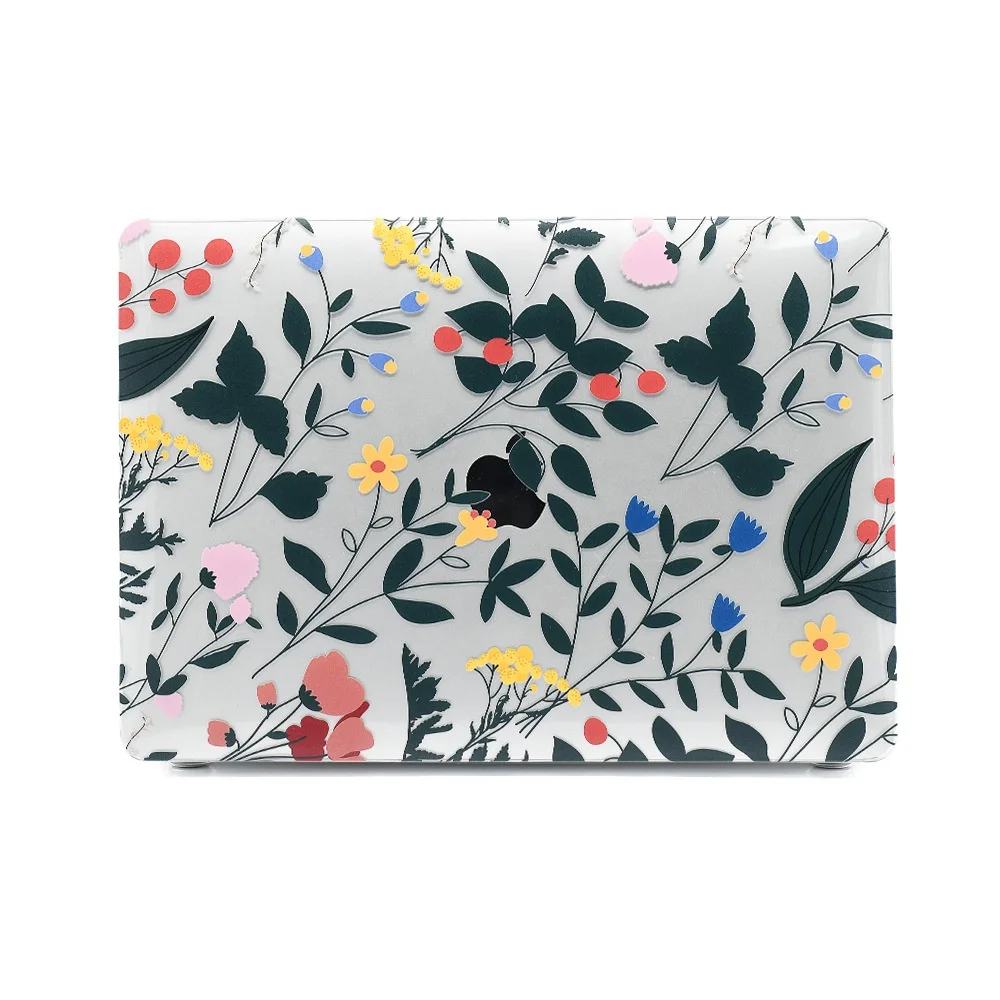 For macbook pro air protective case 14 inch transparent printing computer protective case for Macbook M2 notebook case