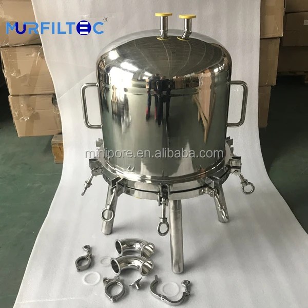  Санитарная мембрана линзовидный фильтр и корпус 16 дюймов ячеек