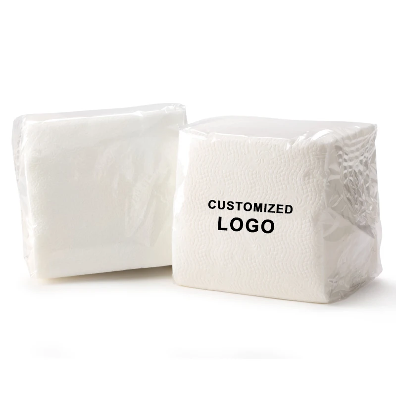 Factory manufacturers custom cheap price restaurant party napkins custom printed white tissue paper napkins