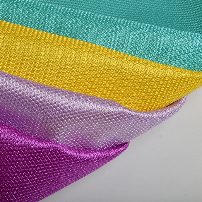 110GSM reflective surface polyester mesh fabric for pencil case
