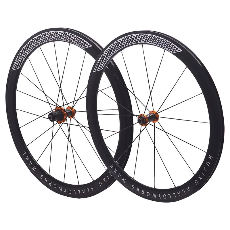 700C 30/40/50mm Carbon Alloy Bike Wheels V Brake/Disc Brake Road Bicycle Wheelset with 30mm Depth Aluminum Clincher Rim Name