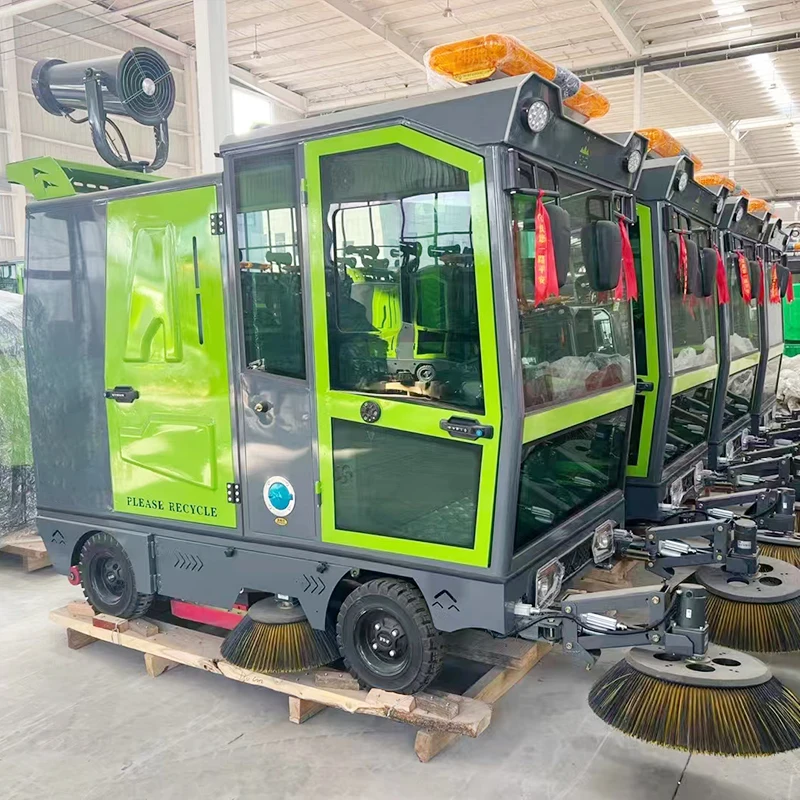 Car Mounted Pure Electric 1400mm Road Sweeping for Street Cleaning Industrial Cleaning Mining Workshop Road Property