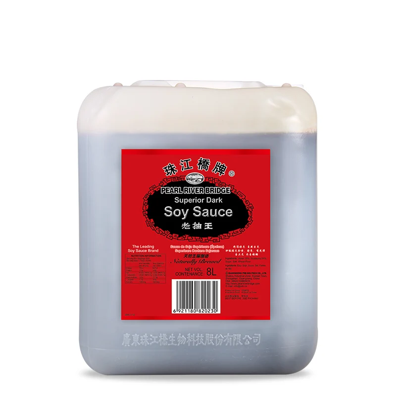 Фабричная цена, жемчужный речной мост PRB 8L, превосходный темный соевый соус
