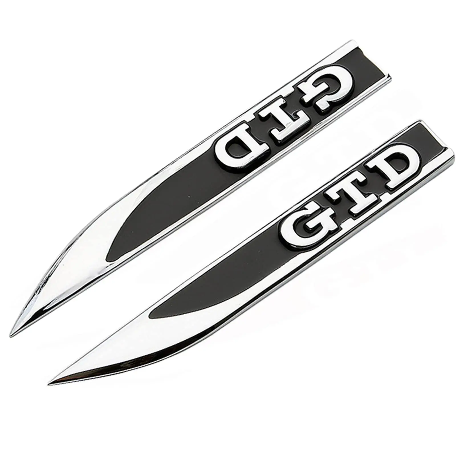 Wholesale Custom Electroplate Chrome Abs Plastic Car Badges Emblems For Car Body Decoration Stickers