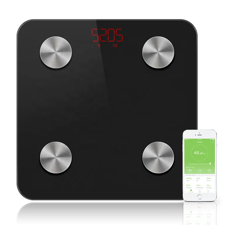 Body Fat Scale Smart Wireless BMI Weight Scale Body Composition Monitor Health Analyzer with Smartphone App
