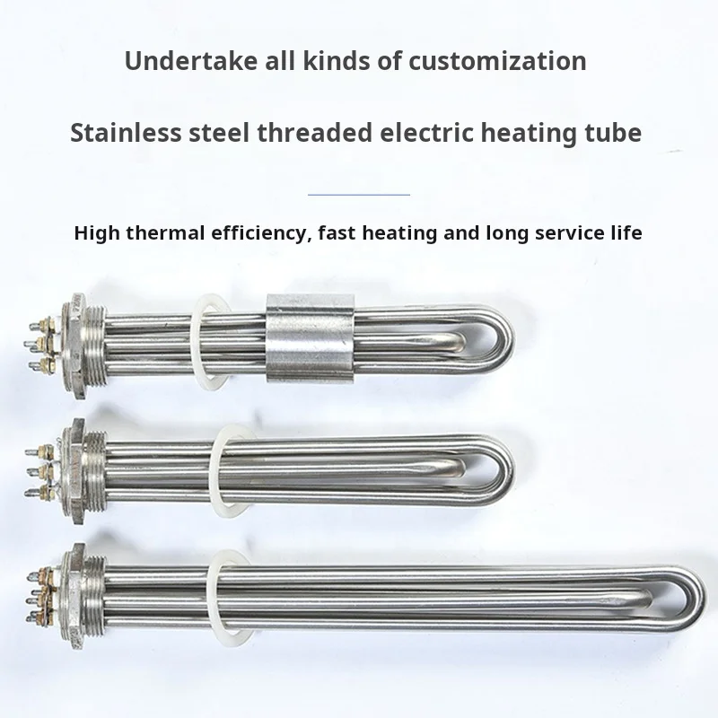 Wholesale Stainless Steel Threaded Heating Pipe Industrial Explosion-proof Flange Rod Boiler Electric Tube