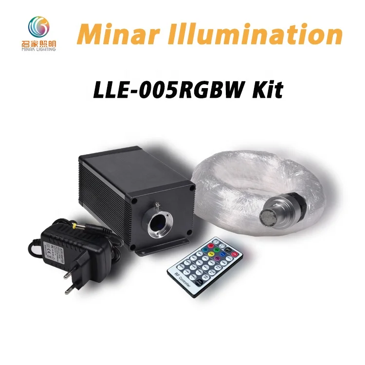 28 Keys Remote Control POF Fiber Optic LED Light Engine for Star Ceiling