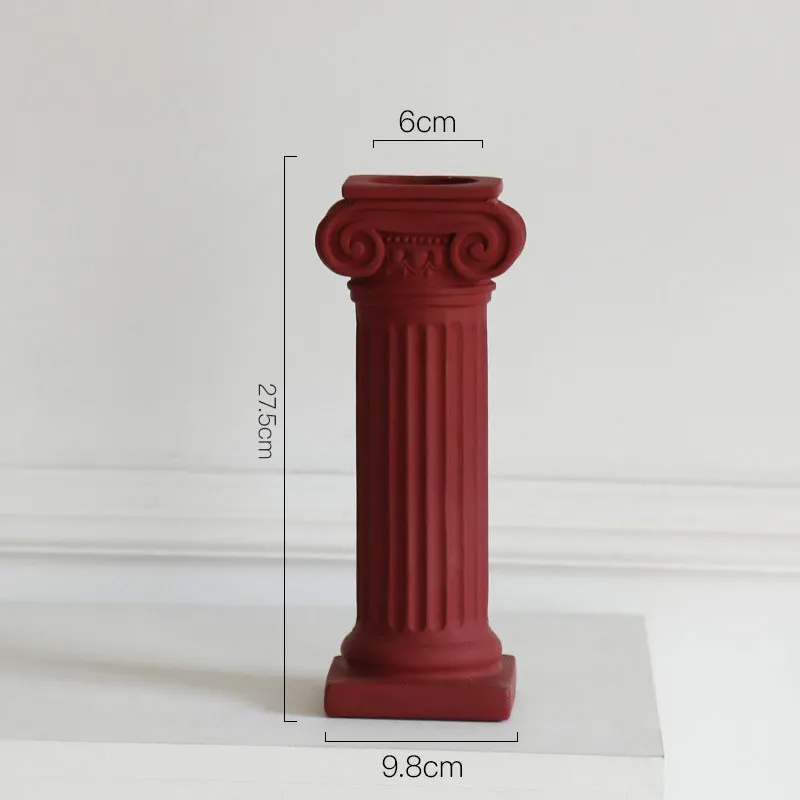 Greek European-style Sophia Venus Statue Roman Column Aromatherapy Candle Holder Creative Soft candle stand decoration