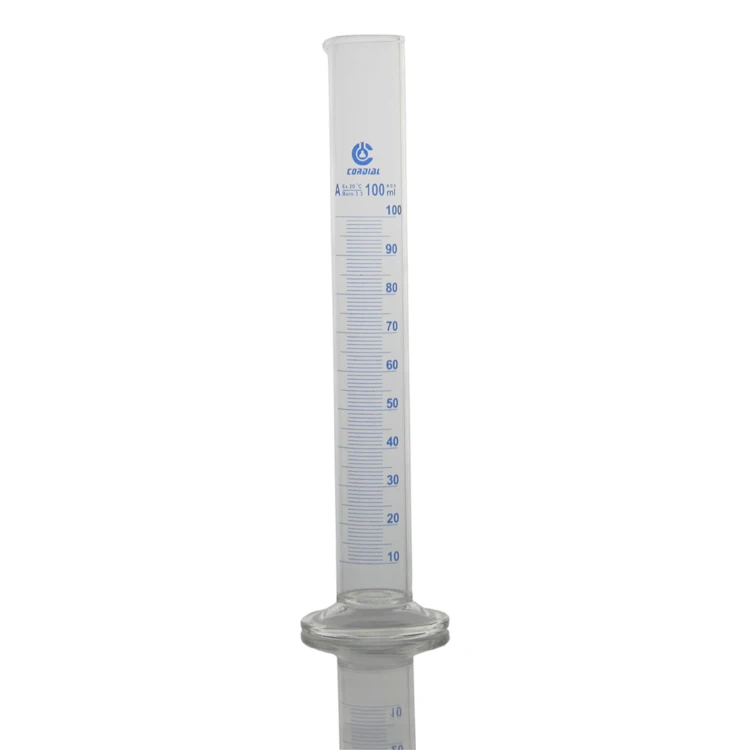 custom 5ml 10ml 25ml 50ml 100ml 250ml 500ml 1000ml glass cylinder Measuring Graduated Cylinder cylinder glass tall
