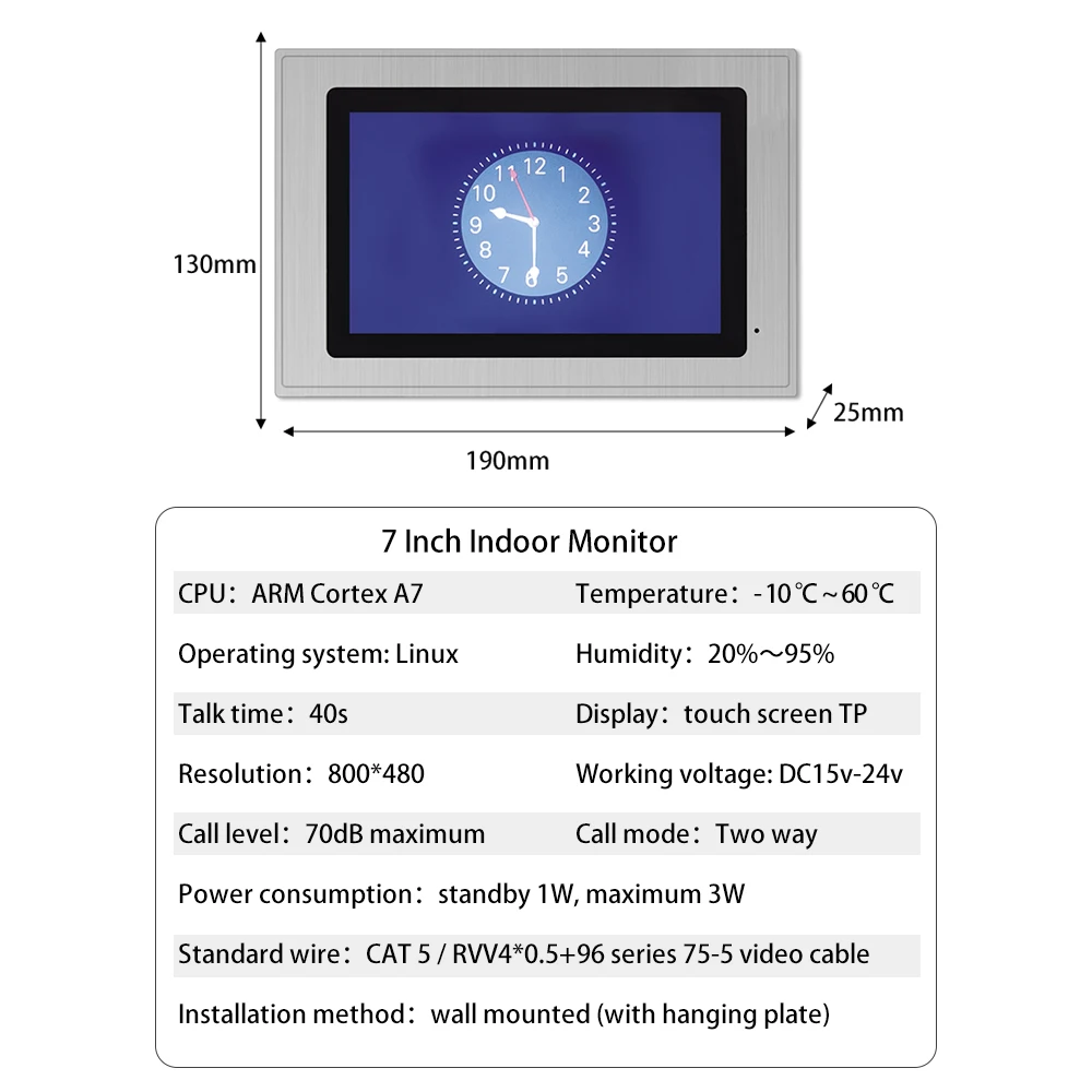 Building Multi Apartment Ring Video Door Phone Access Control Intercom system Smart Metal Waterproof IP digital intercom system