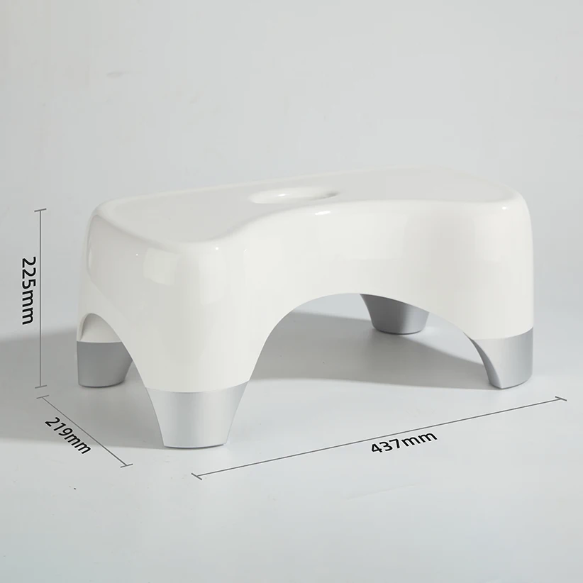 7 inch non-slip toilet stool for both adults and children