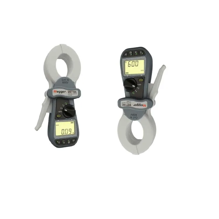 Megger DET14C and DET24C Bluetooth digital ground clamps represent a new generation of clamp-on resistance testers