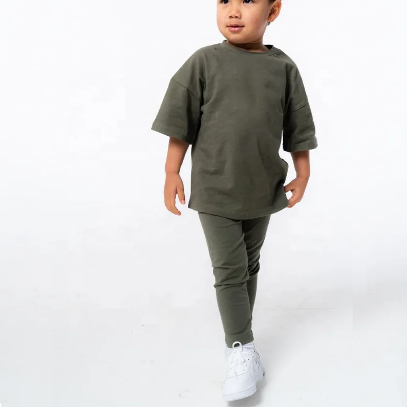 
customize logo cotton kids wear clothes baby girls t shirt oversized unisex Boys T shirt wholesale 