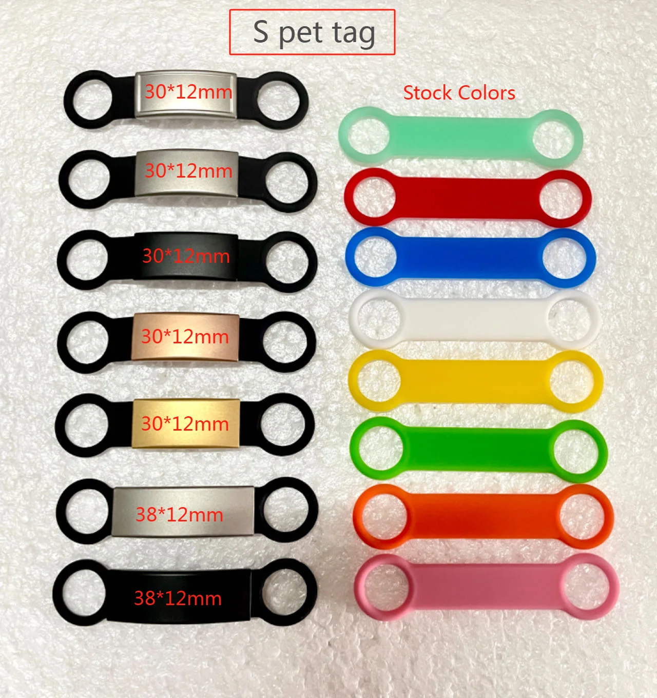 Easy to Read Personalized Dog  and Cat ID Pet  Tags with Custom Deep Laser Engraving stainless steel 304 plate