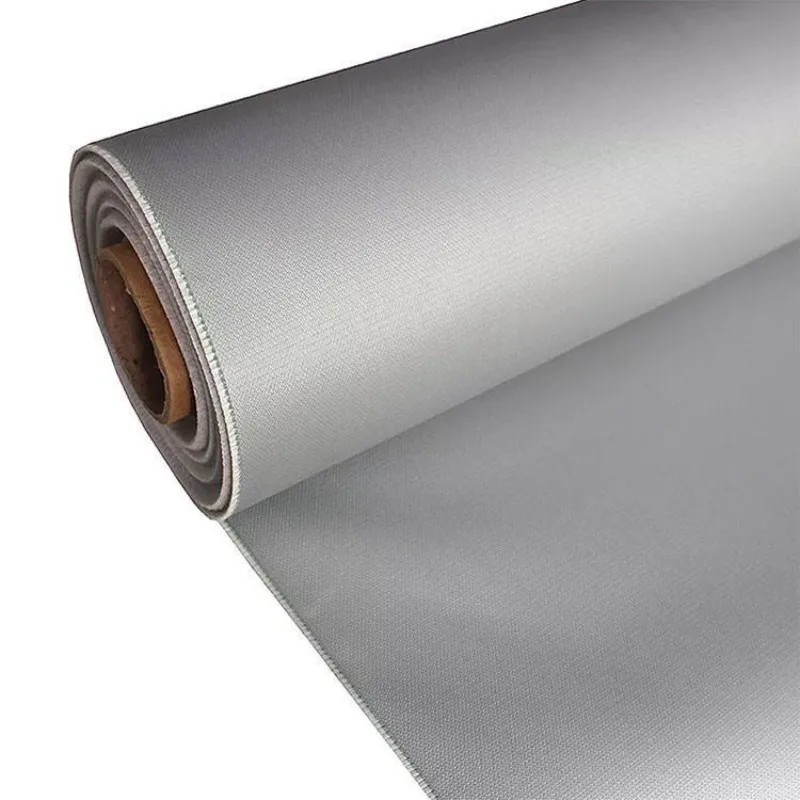 Manufacturer Price 0.25mm Single Sides Fireproof Fabric Silicone Coated Fiberglass Cloth