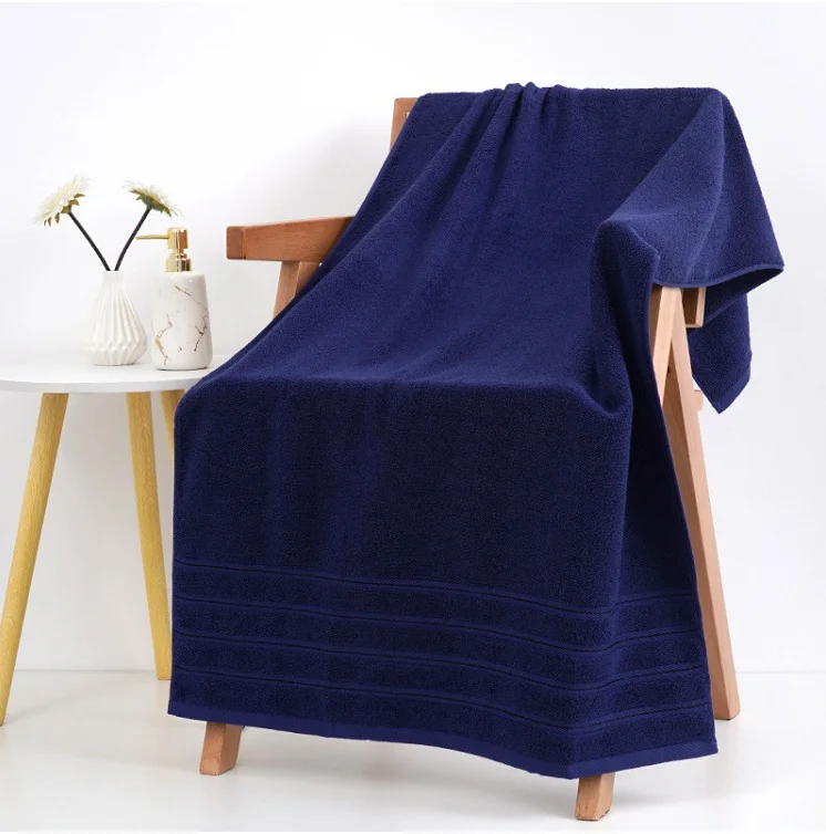 Custom Logo 6 Pieces Towel Set 100% Cotton Super Thick Absorbent Luxury Cotton Towels for 5 Star Hotel Bathroom Use