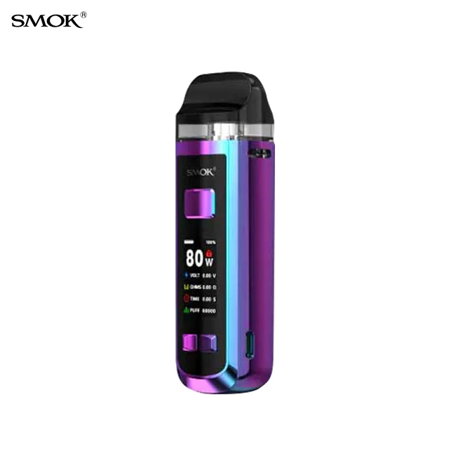 
vape Electric Cigarette SMOK RPM 2 80W Pod Kit with SMOK RPM2 Empty RPM2 Pod with SMOK RPM2 Mesh 0.16ohm Coil 