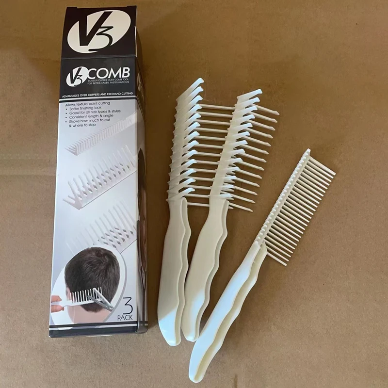 SCISSOR CLIPPER OVER CUTTING COMB TOO FOR BETTER EASY FASTER HAIRCUTS