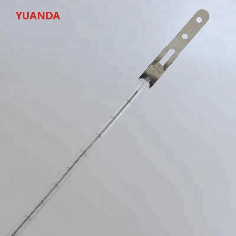 Factory supply various halogen quartz tungsten clear reflector infrared heat lamps for plastics process