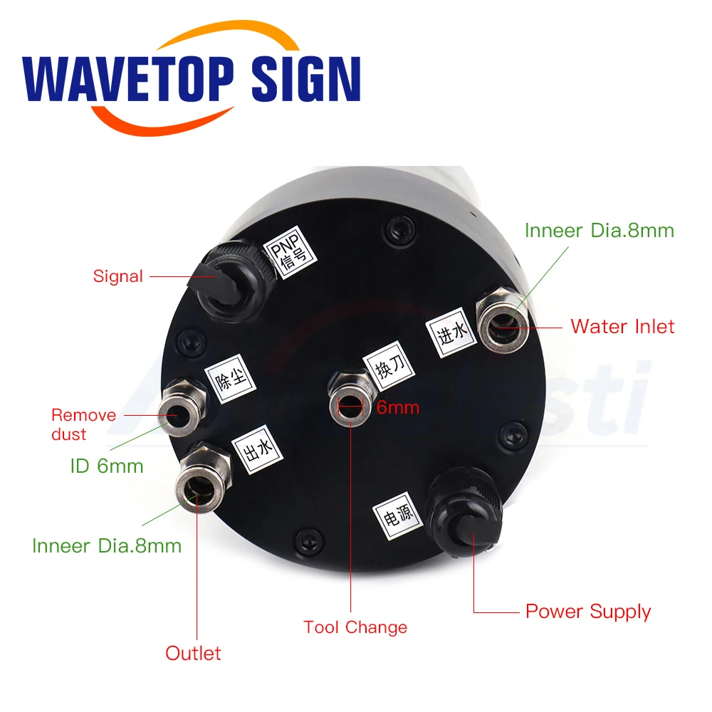 GDL80-20-24Z-2.2KW УВД ЧПУ станок CNC с автоматической заменой инструмента изменения мотор шпинделя Силовые транзисторы NPN PNP ISO20 24000 об/мин 220V 6.8A 800 Гц для фрезерный гравировальный