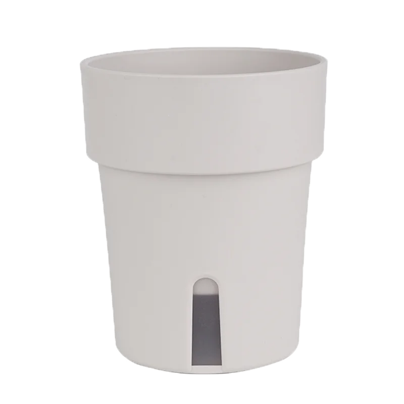 Deepbang Wholesale Flower Pots Self Watering Self Cleaning Smart Water Bottle Plant Self Watering Device White and Grey