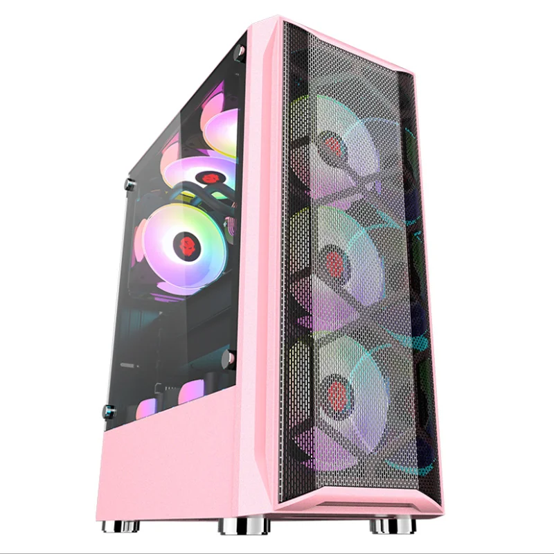 High Quality Wholesale Custom Cheap sheet metal computer case white pc with best price