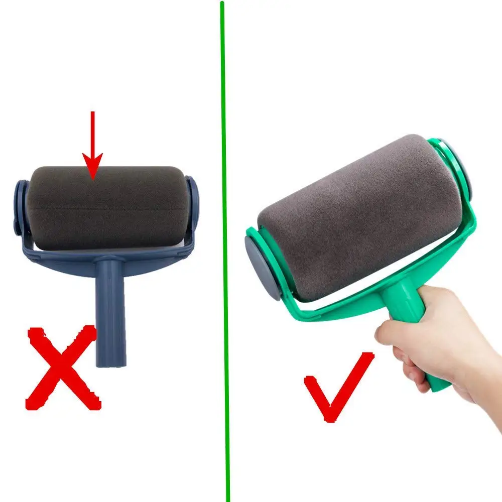 9Pcs no seam paint roller pro brush set Paint Runner paint runner roller Wall Painting for Home Building Painting Brush tool