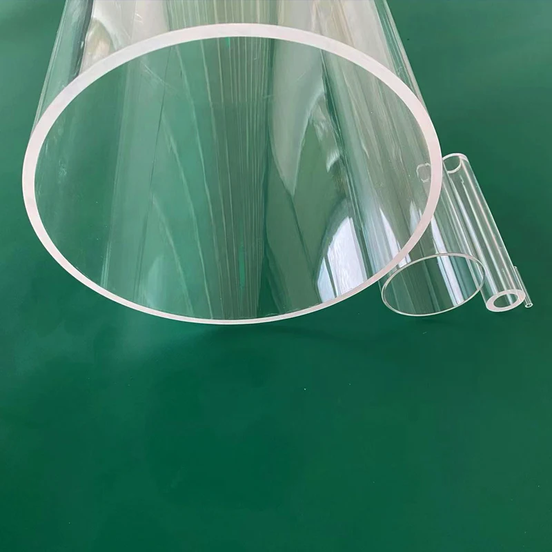 High purity clear quartz tube glass cylinder