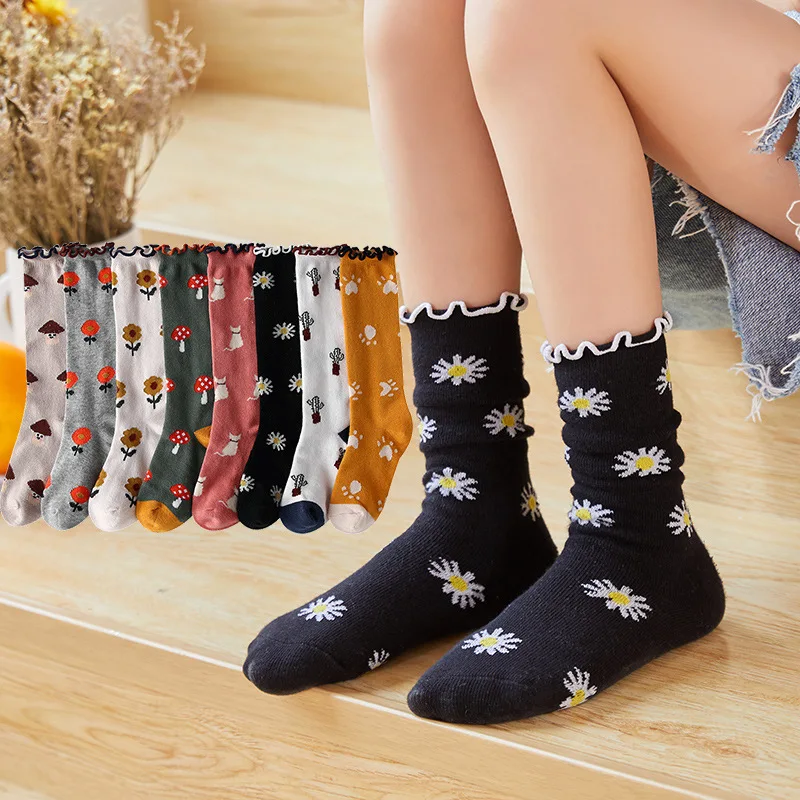  2021 Custom High Quality Women Socks Cute