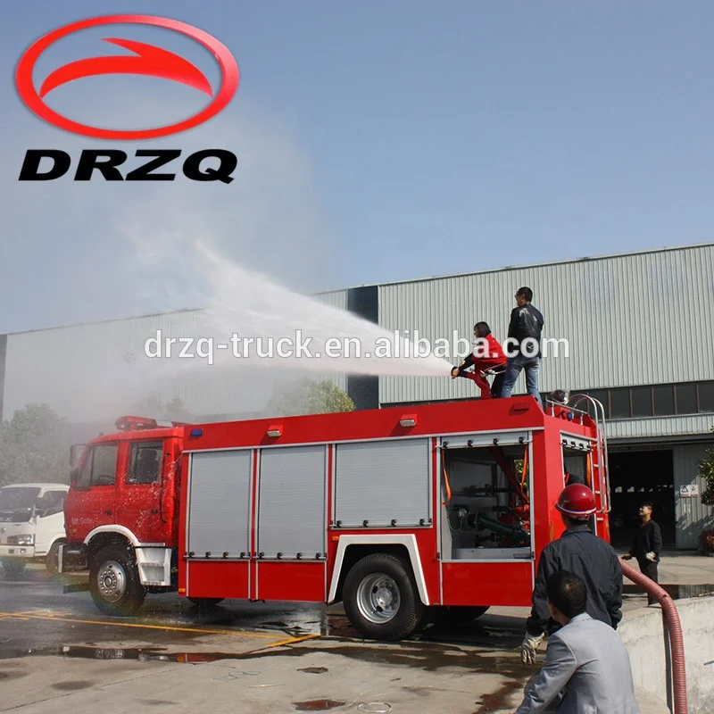 low price Japan brand rc fire truck water 3000L 5000L fire pump and water cannon fighting truck with fire pump