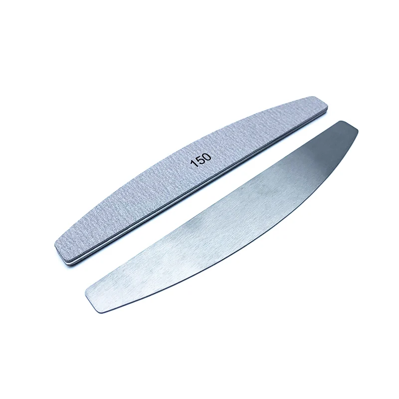 Wholesale high quality double sides metal can replace nail file for salon