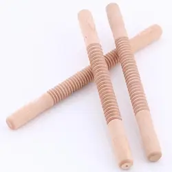 Wooden Rolling Pin Embossing Dough Roller Cake Fondant Cookies Biscuit Noodle Kitchen Baking Tools