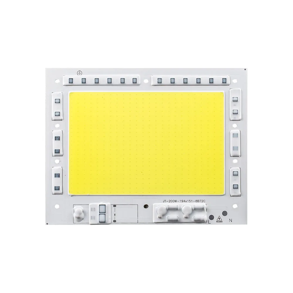 OEM DOB LED Chip AC220V 50W 100W 150W 200W 100LM/W DIY for flood light 2.5KV surge Protection led