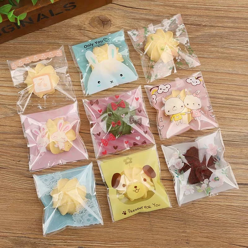 
Custom printed bopp clear cute candy bag with own logo 